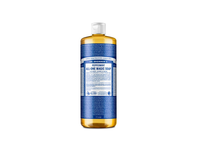 Dr. Bronner's liquid soap - pure castile - peppermint 945 ml