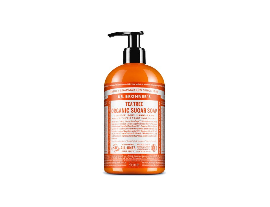 Pompka do mydła Dr. Bronnera - drzewo herbaciane - 355 ml