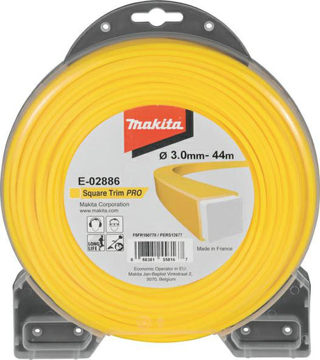 Makita nylon vierkante lijn pro 3,0mm 44mb