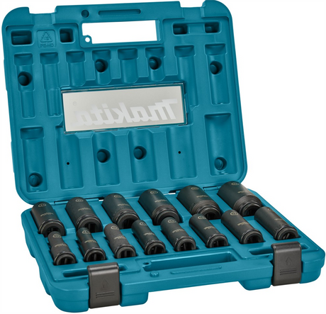 Akcesoria Makita e-16586 | zestaw nasadek udarowych | chochlik 1 2 | 14 szt. - e-16586
