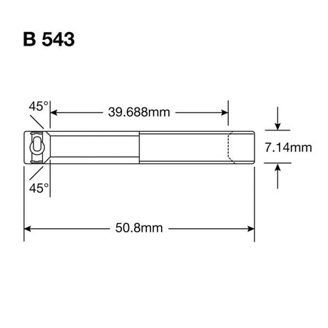 Łożyska Enduro b 543 2rs max - abec 3 max (styk kątowy) - 1 9 16''x2''x9 32''