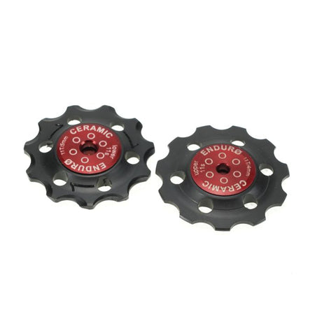 Rolki przerzutki na łożyskach enduro - zero ceramic - sram - 11 biegów - czerwone