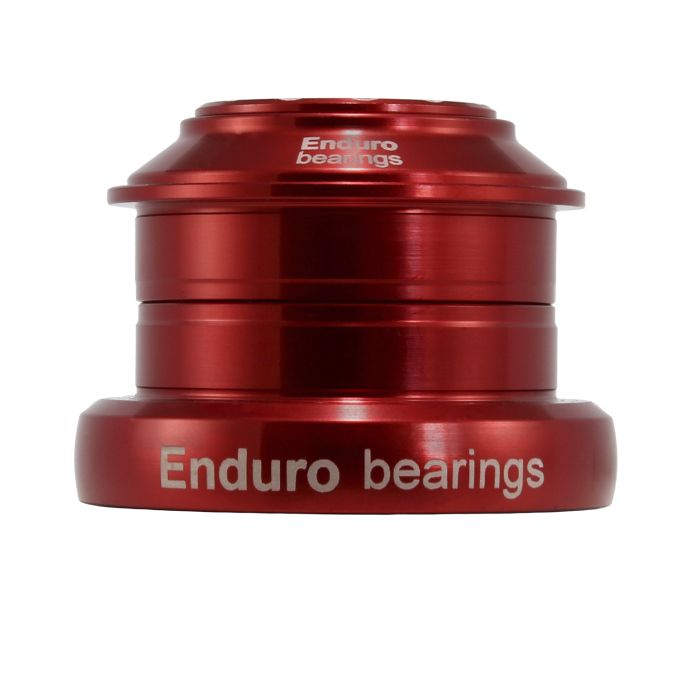 Stery z łożyskami enduro - zero stack ss - czerwone
