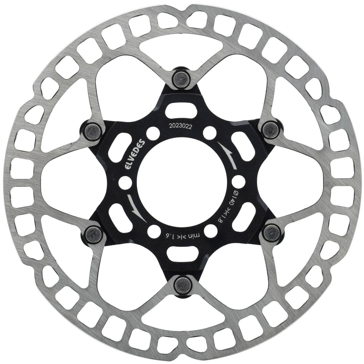 Tarcza hamulcowa Elvedes 6 otworów �140mm t=1,8mm lekka