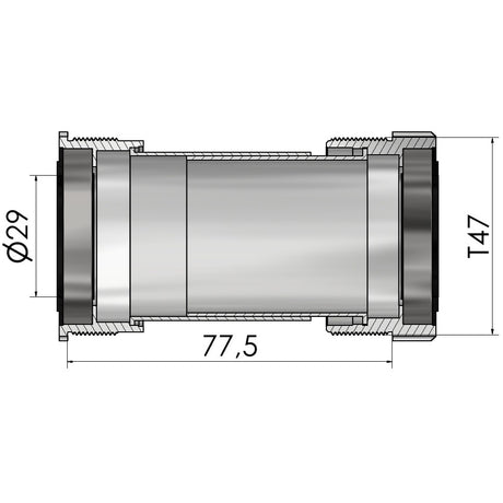 Gwint suportu Elvedes pasuje do t47a (cerv�lo) do Sram Dub
