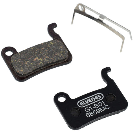 Zestaw klocków do hamulców tarczowych Elvedes – shimano – mieszanka karbonowo-metaliczna (klocki półmetalowe) – 10 par