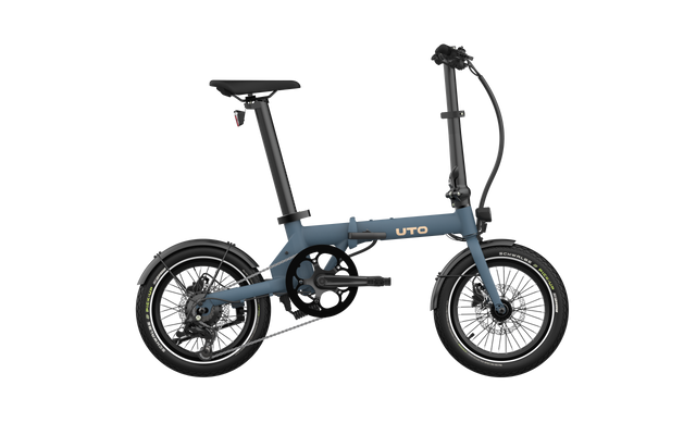 Elektryczny rower składany Uto og16 v0 niebieski