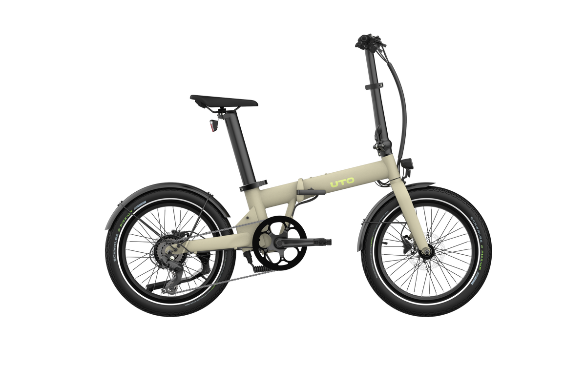 Elektryczny rower składany Uto og20 v0 piasek