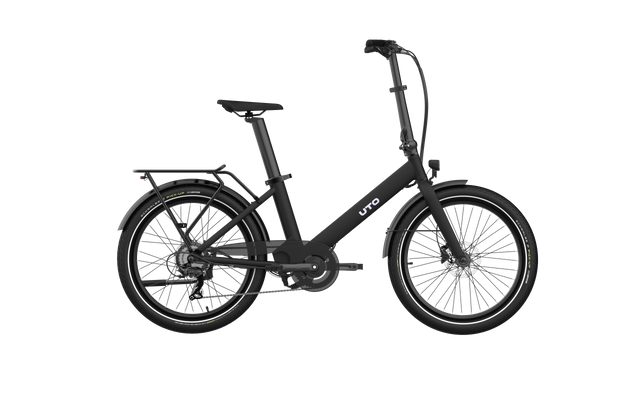 Kompaktowy rower elektryczny Uto og24 v1 czarny
