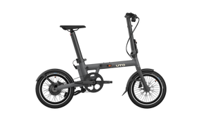 Elektryczny rower składany Uto pro16 v0 uart szary