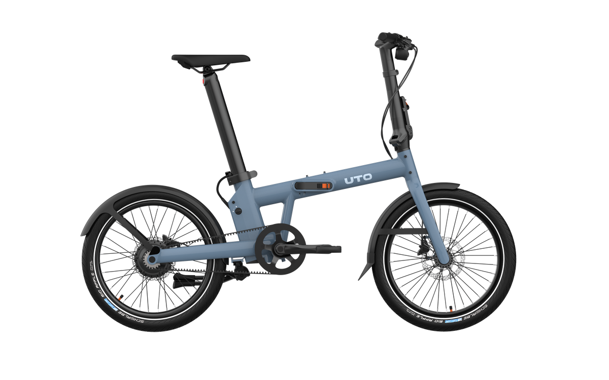 Elektryczny rower składany Uto pro20 v2 niebieski