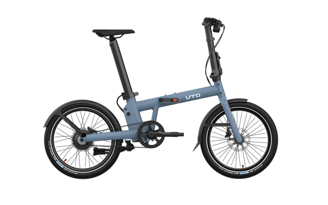 Elektryczny rower składany Uto pro20 v2 niebieski