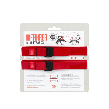 Fahrer cargo mini pasek xl 70x2cm czerwony (2 sztuki)