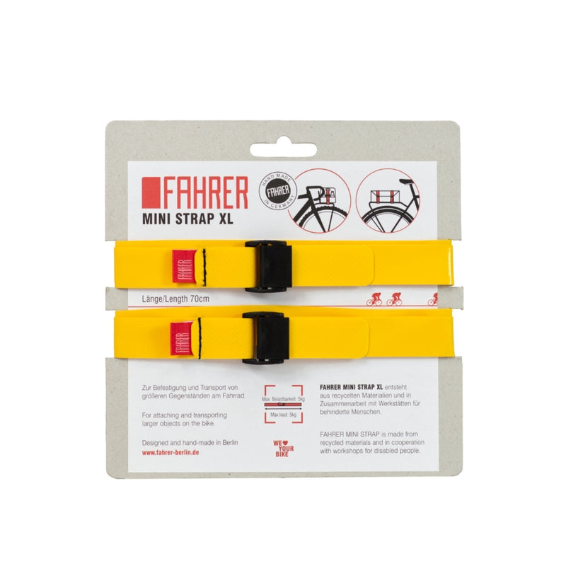 Fahrer cargo mini pasek xl 70x2cm żółty (2 sztuki)