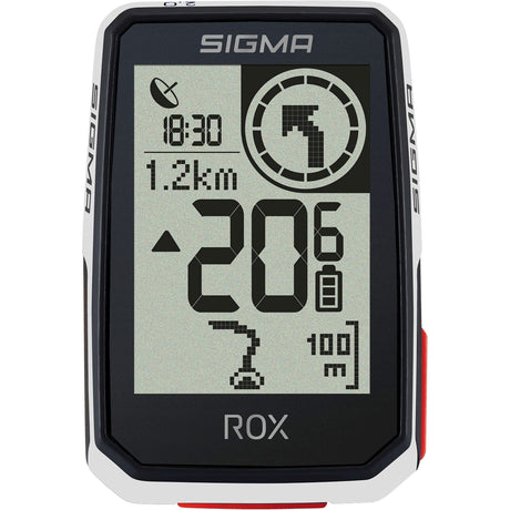 Licznik rowerowy Sigma sport GPS rox 2.0 Endurance biały