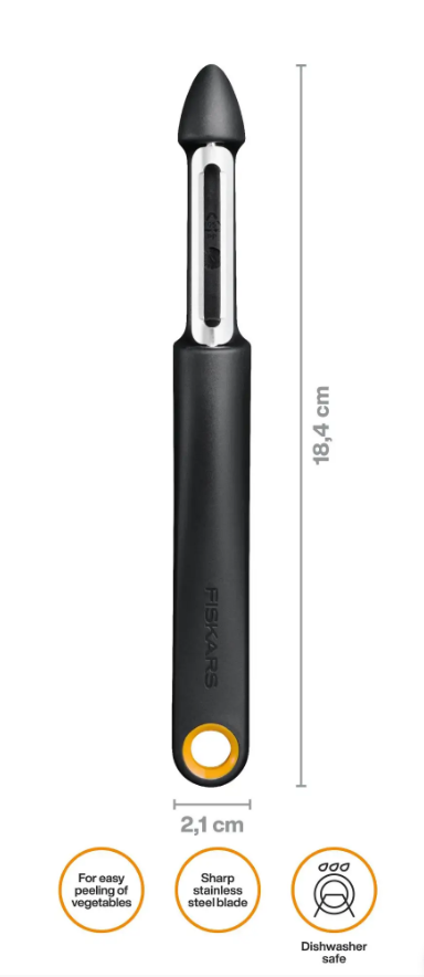 Fiskars schil met bewegend blad