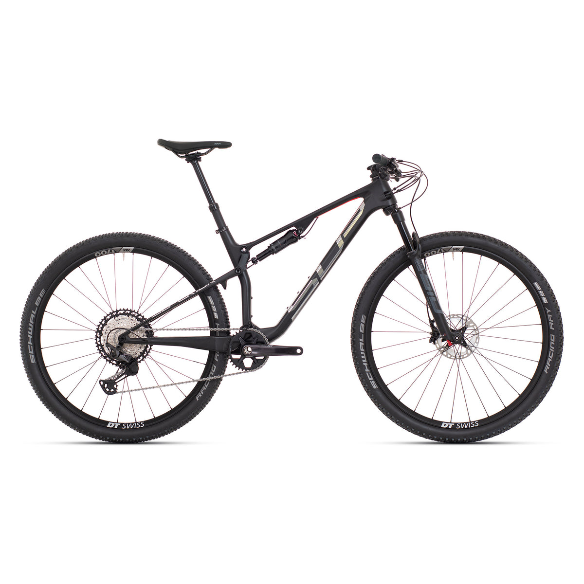Superior sup team xf 29 Elite 29x15,5(s) mat carb chro czerwony
