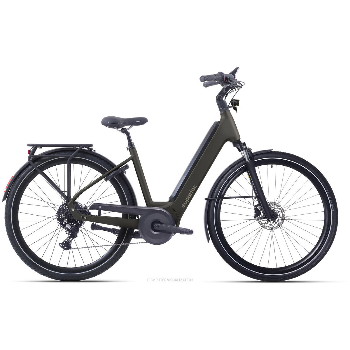 Superior eway 6.4 54cm(l) matowa miedź czarna 500wh