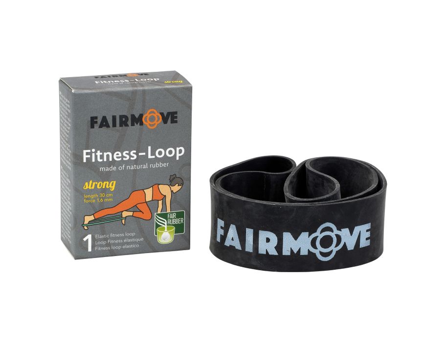 Pętla fitness Fairzone - mocna - czarna