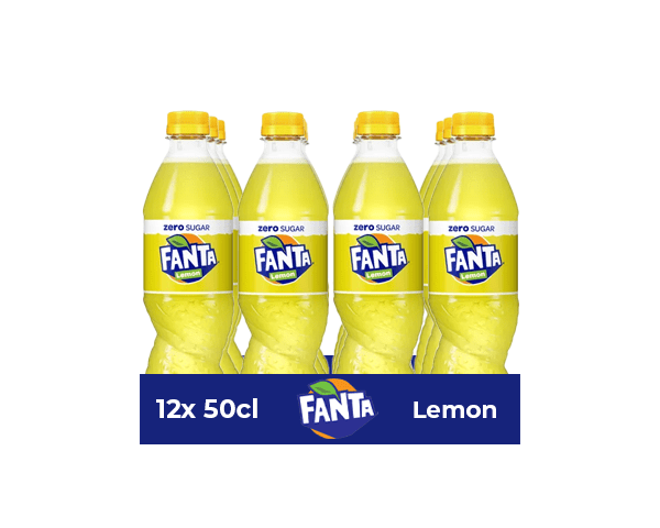 Fanta zero czapka cytrynowa (12x 50cl)