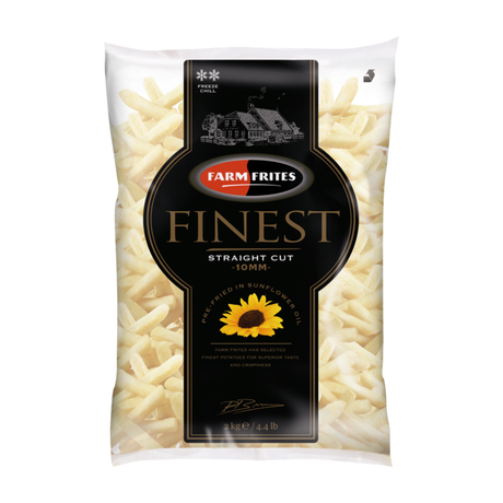 Frytki hodowlane mrożone, najlepsze 10 mm. (6x2kg)