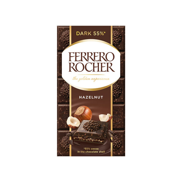 Tabletka Ferrero Rocher z ciemnego orzecha laskowego (8x 90gr)