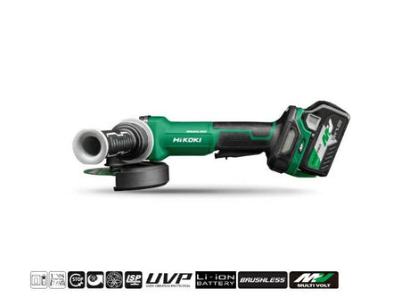 Hikoki hoekvermaler 36v 125mm g3613dvf wqz 2x2,5ah mv bl niet-afscheidelijk hsc
