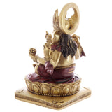 Figurka Ganesha w kolorze złoto-czerwonym 14 cm