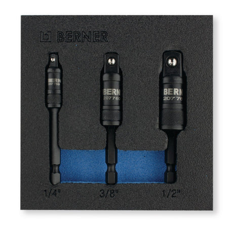 Berner Bitadapter Set 1 4 -bit do czapki 1 4, 3 8, 1 2