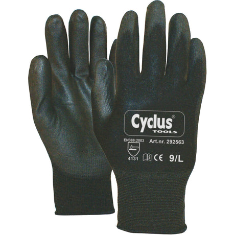 Cycplus Work Rękawiczki pu-flex l (9) czarne