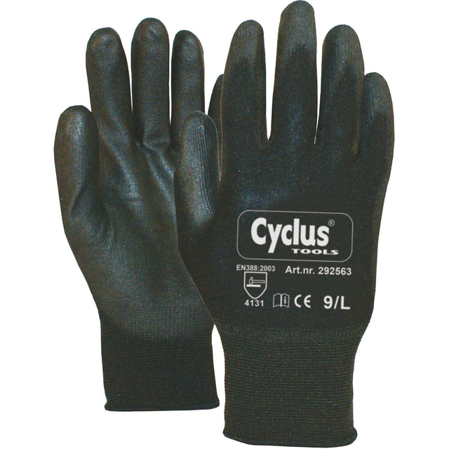 Cycplus Work Rękawiczki pu-flex l (9) czarne