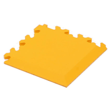 Cykl narożnej płytki podłogowej 13,5x13,5 PVC żółty