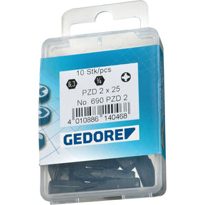 Śrubokręta gedore bity 1 4, pz2