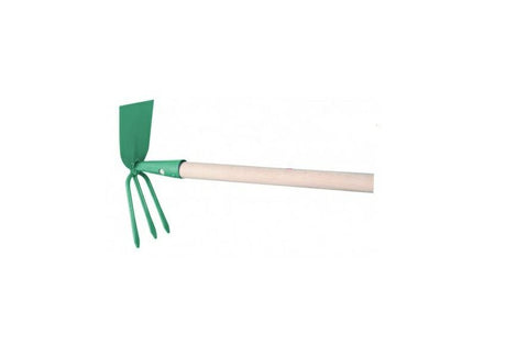 Greenmill hoed met vorken met houten handvat
