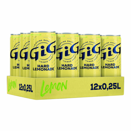 Gig twarda puszka lemoniady z cytryną (12x 25cl)