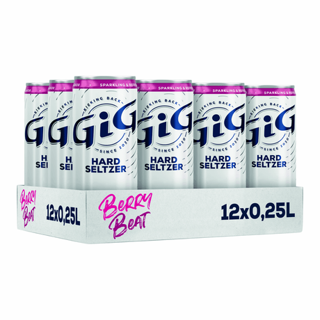 Gig puszka twardego bitu z jagodami seltzer (12 x 25 cl)