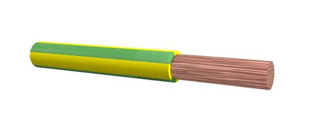 Dynamiczny kabel samochodowy 6mm² żółto-zielony (100m) p.p.mtr
