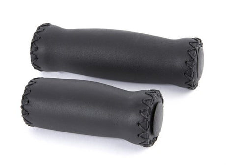 Skórzana rękojeść Velo 92 127 mm czarna (para)