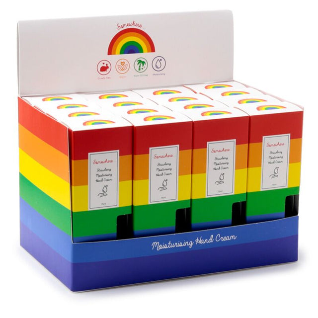 Somewhere Rainbow krem do rąk 75ml - truskawka