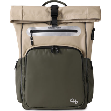 Hedgren Commute Bike Hub Backbag 23,9l Beige Olive