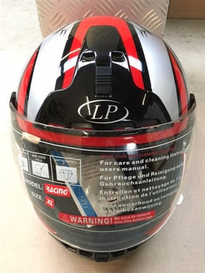LP IntegraalHelm XL 61 cm Race Rood Silver