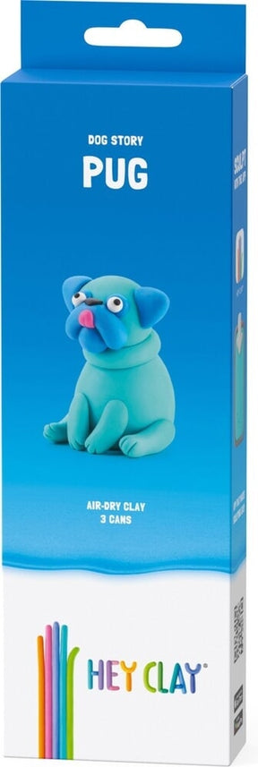 Hej-gliniany mops 3 puszki masy modelarskiej