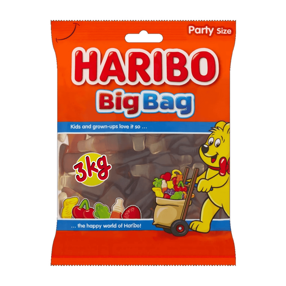 Butelki Haribo Happy Cola duże (3kg)