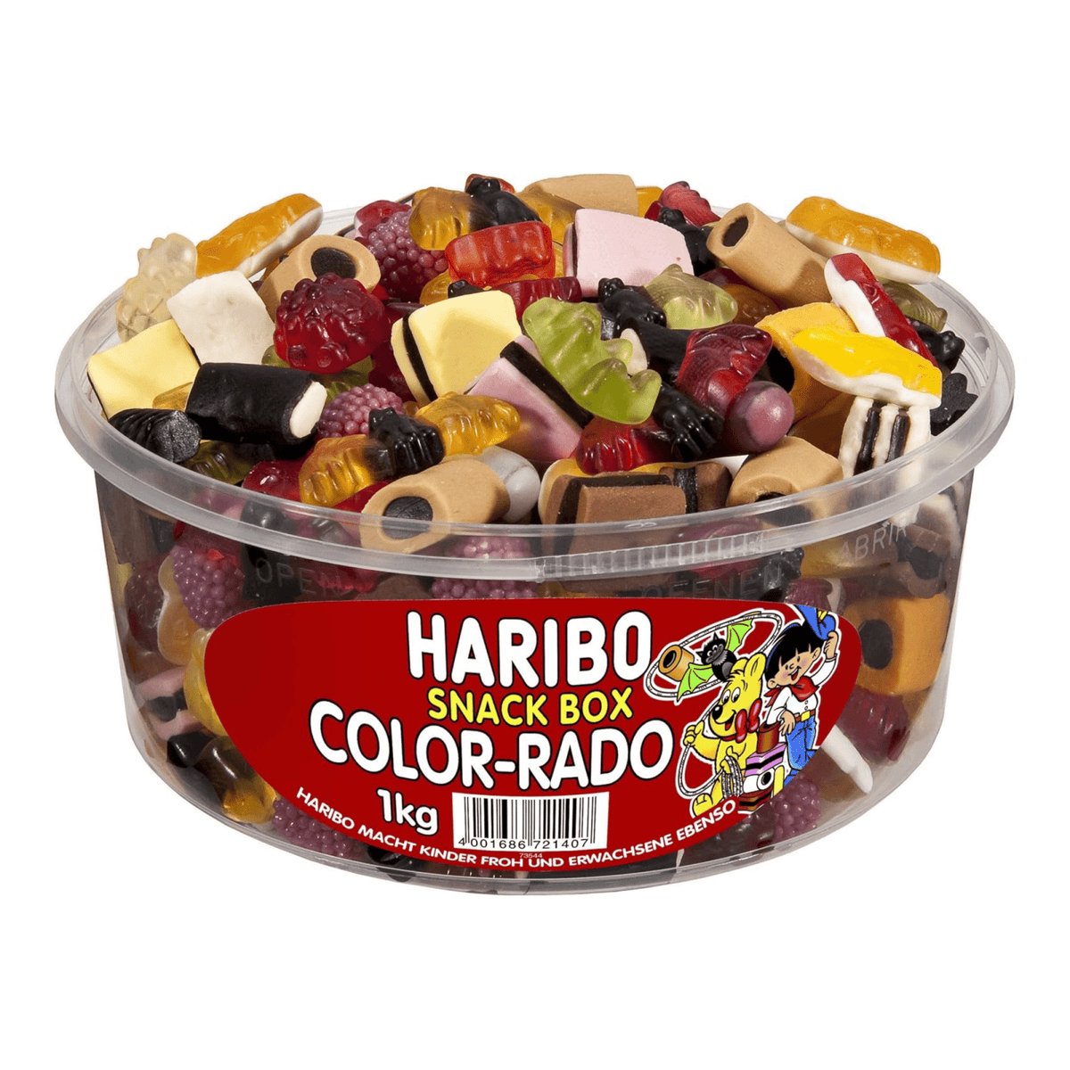 Pudełko imprezowe Haribo color-rado (12x 750gr)
