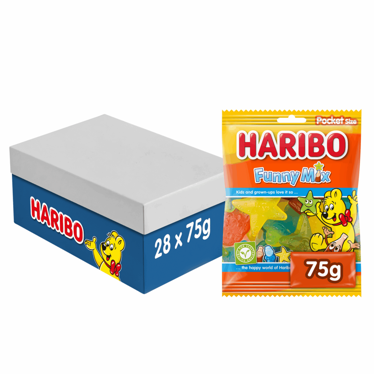 Zabawna torba na mieszankę Haribo (28x 75gr)