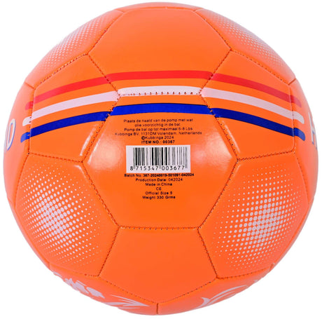 E L Sports Art Leather Holland Football - Orange