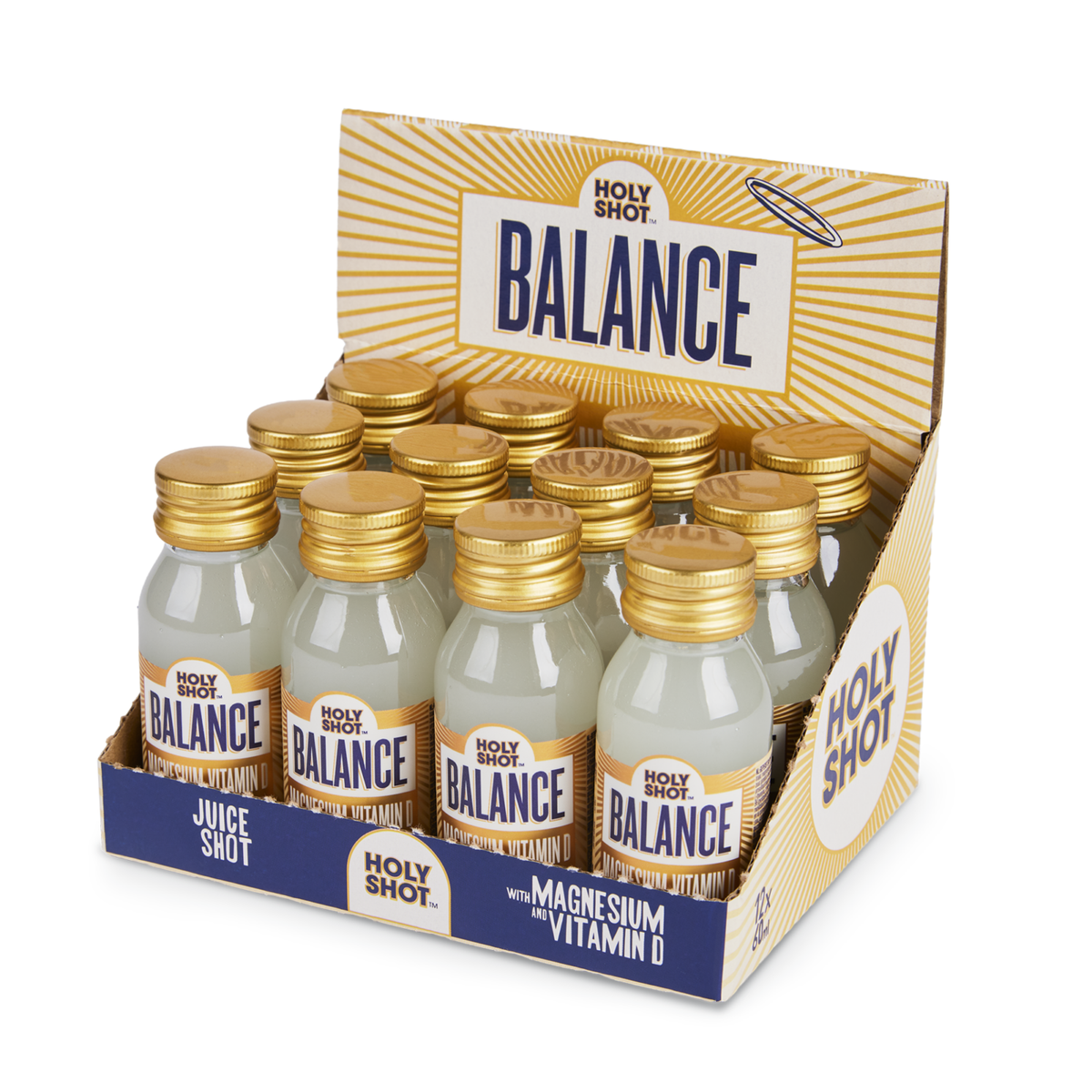 Holyshot bilans magnez witamina d (12x 60 ml)