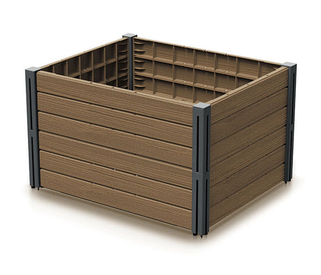 Prosperplast planeten met een bodem van groente-robintuin 75,6x61,8x46cm brons