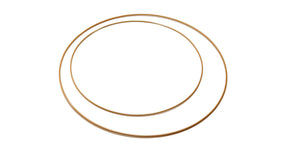 Metal ring 50cm gold per stuk