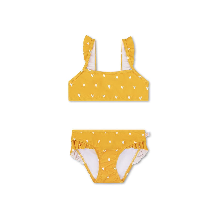 Pomarańczowy pocałunek | pomarańczowe dziewczęce bikini UV